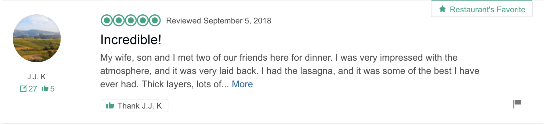 favourite review